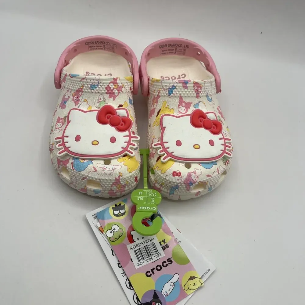Crocs/Sanrio Hello Kitty and Friends Classic Clog Pink Kids Size C 9